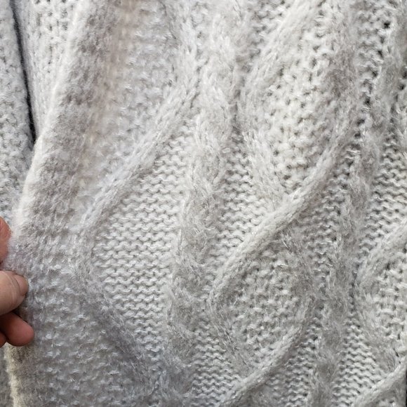 Telluride Clothing Company NWT Pearl gray Sweater duster  Size L - Picture 9 of 11